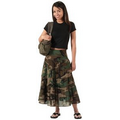 Women's Woodland Camouflage Gauze Skirt (XS to XL)